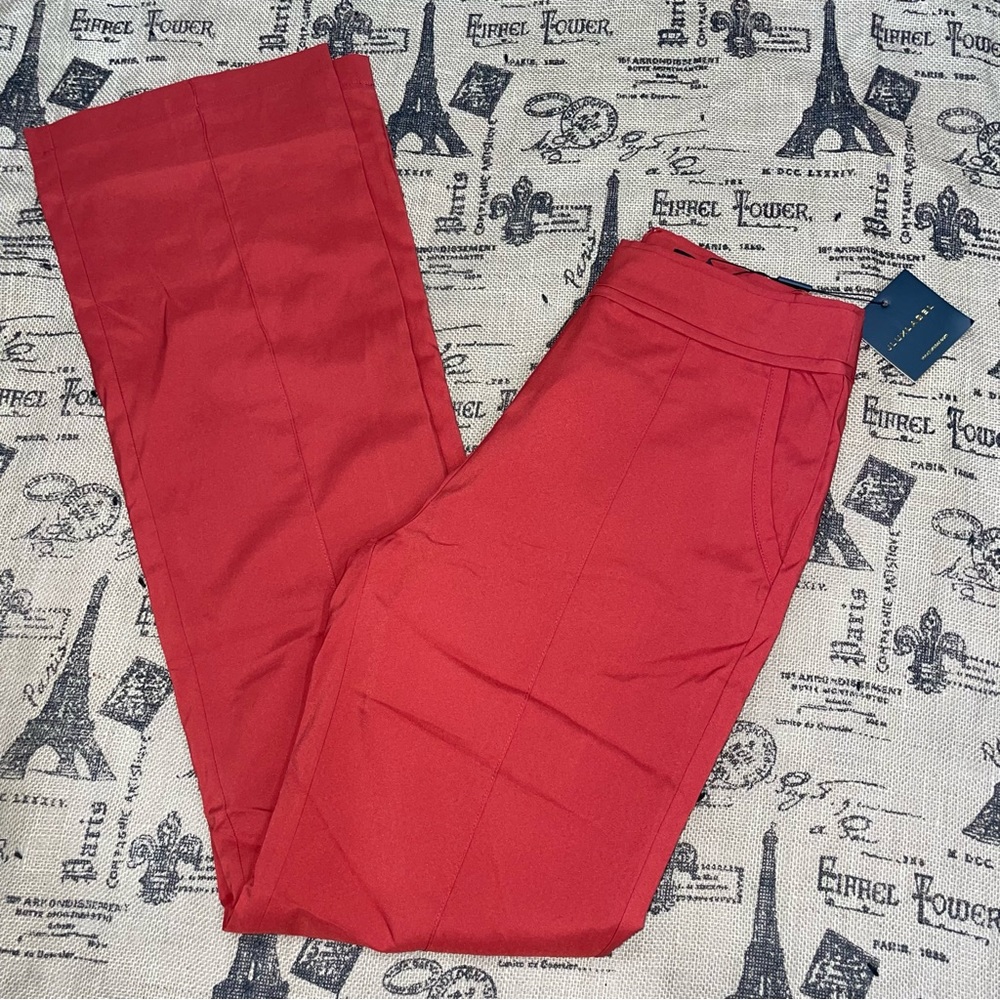 JLUXLABEL Red Tailored Trousers